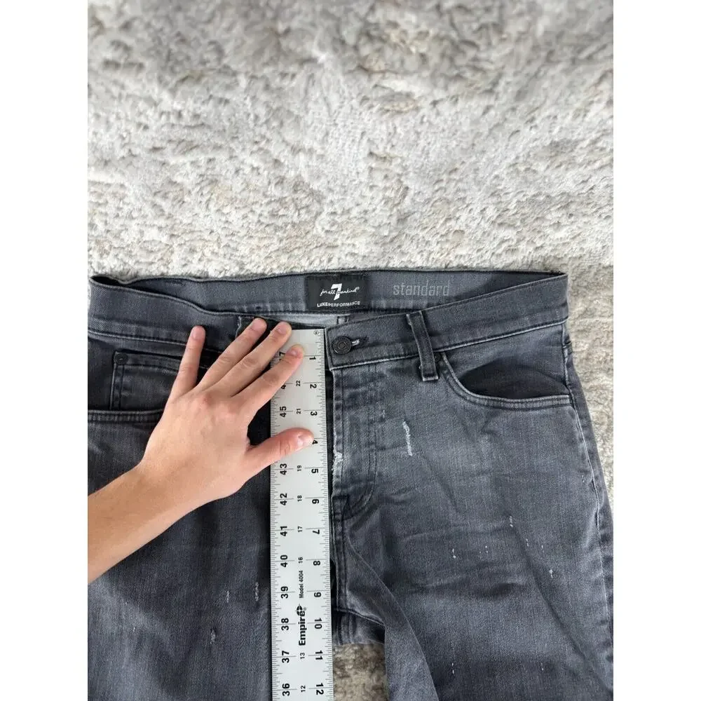 7 For All Mankind Luxe Performance‎ Mens Sz 33 Standard Jeans Straight (33x29)